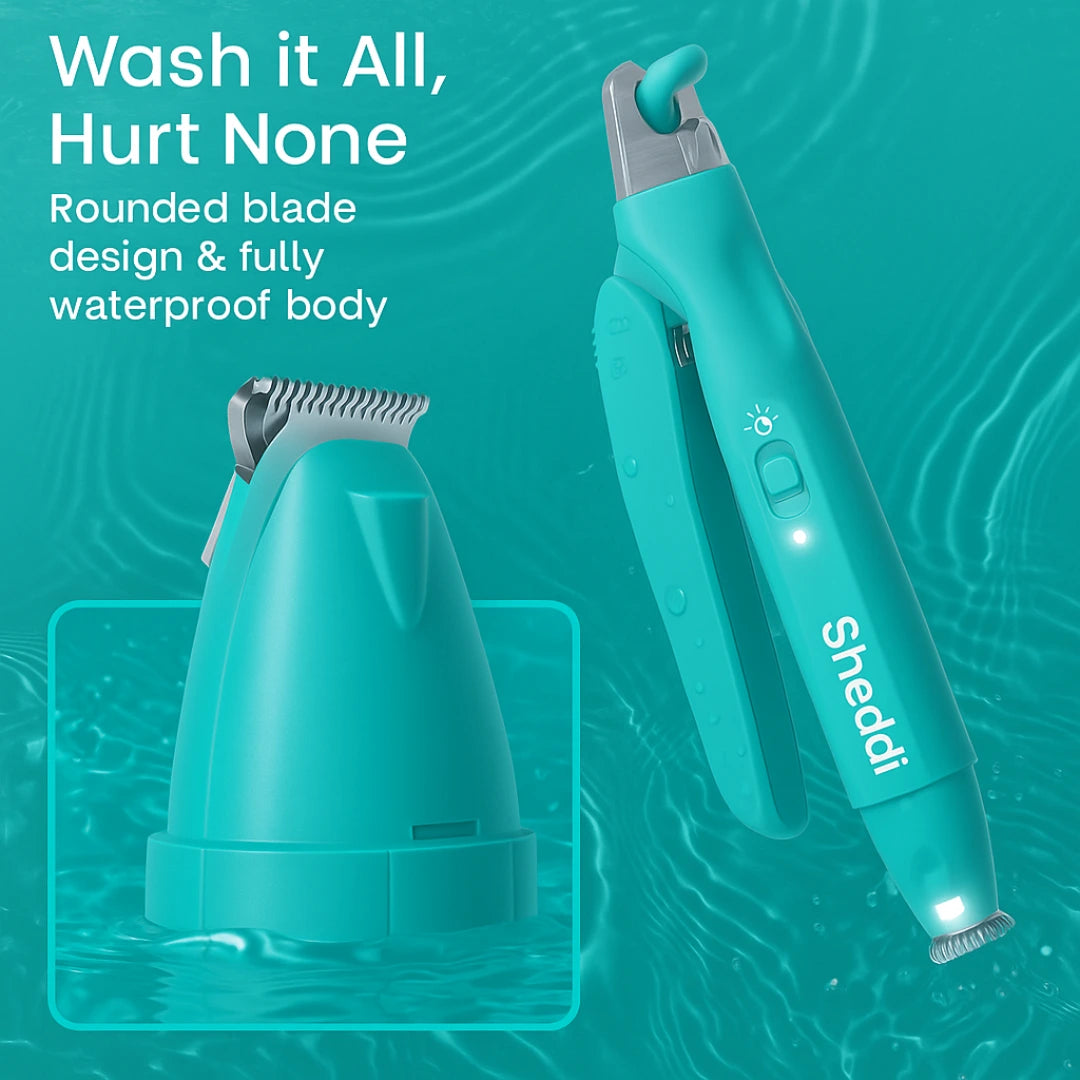 SafeTrim LED Clipper 2 in 1 - Sheddi