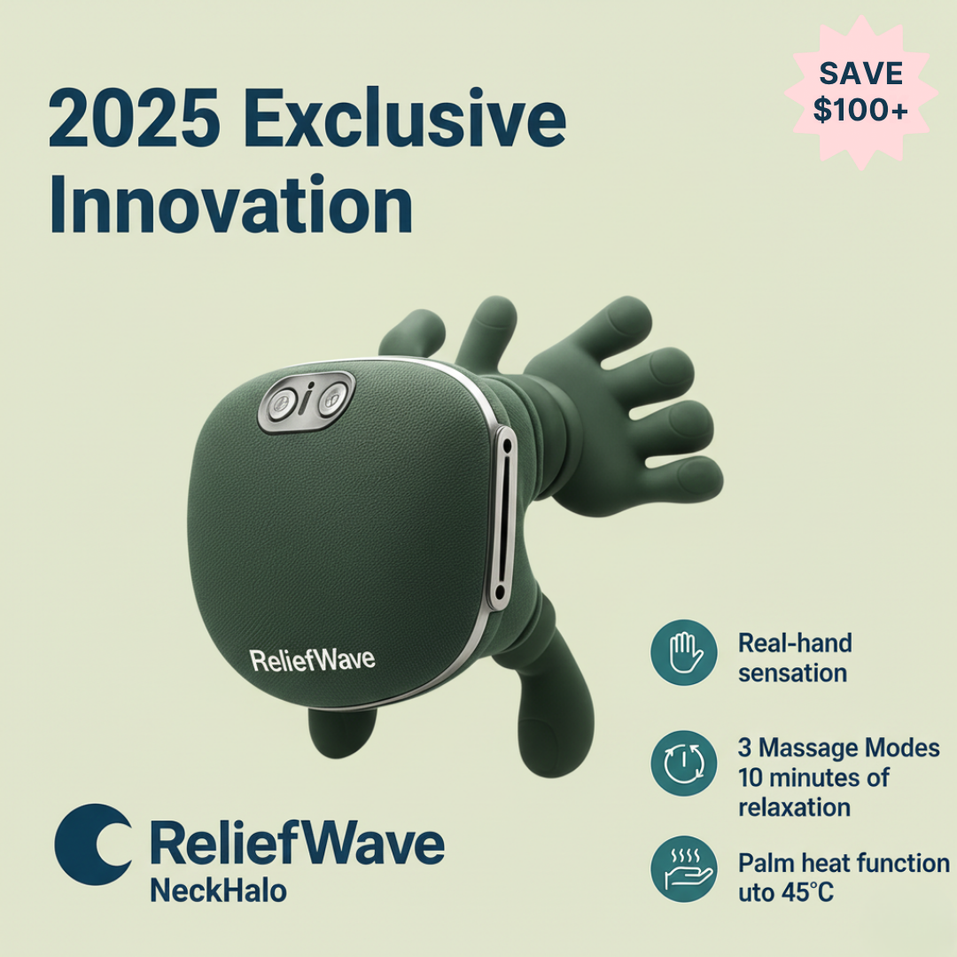 ReliefWave NeckHalo - 360° Neck & Shoulder Massager